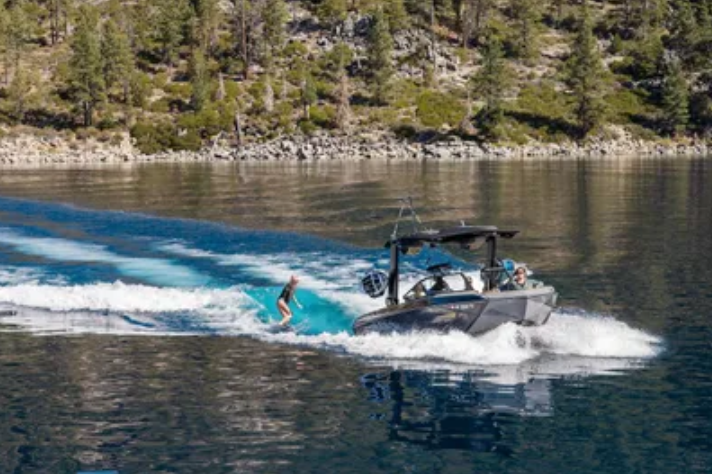 Sunrise Boat and RV Storage Boat in Water